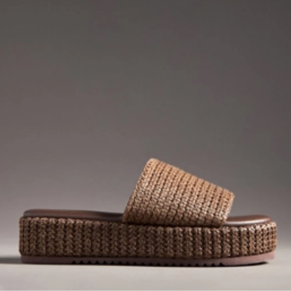 Matisse Anthropologie - Brown Platform Sandals